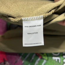 Load image into Gallery viewer, Who Decides War Patched Hoodie Size Large
