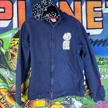 Load image into Gallery viewer, Vintage Muturyu Navy Zip Up Hoodie Size Medium
