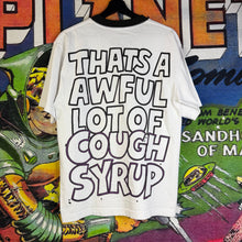 Load image into Gallery viewer, Awful Lot Of Cough Syrup Cartoon Bird Tee Size Small
