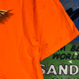 2008 Harley Davidson Eagle Orange Tee Size L