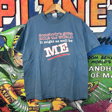 Load image into Gallery viewer, Y2K ‘Somebody’s Gotta Rule The World’ Tee Size Large
