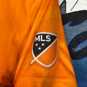 Adidas Houston Dynamo Authentic Home Short Sleeve Jersey 2019 Size Youth L