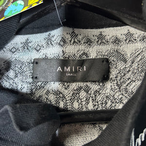 Amiri Bandana Button Down Polo Size Small
