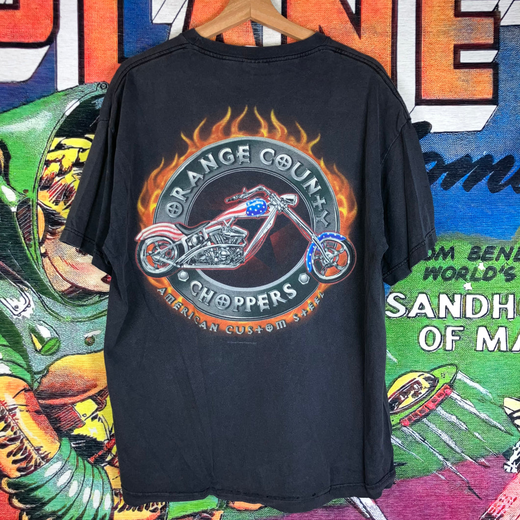 Vintage Y2K Orange County Choppers Graphic Tee Size XL