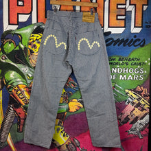 Load image into Gallery viewer, Evisu Fairway Genes Pants Size 32”
