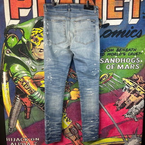 NWT Amiri Painter Denim MX1 Size 34”