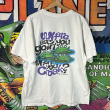 Load image into Gallery viewer, Y2K Frog ‘Where Are You Going When You Croak’ Tee Size XL
