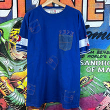 Load image into Gallery viewer, Y2K Pepe Jeans Multi-Pocket Blue Tee Size XL
