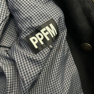 Y2K PPFM Convertible Faux Fur Napoleon Jacket Size Small