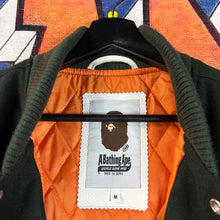 Load image into Gallery viewer, BAPE Switch Shoulder Varsity Jacket Size Medium
