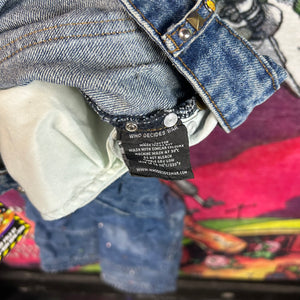 Who Decides War Multicolor Studded Jeans Size 30”