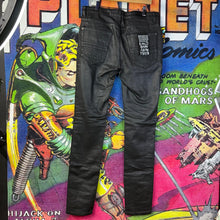 Load image into Gallery viewer, Ksubi Pyramid Studs Waxxed Jeans Size 32”

