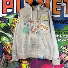 Load image into Gallery viewer, Maison Mihara Yasuhiro Beige Distressed Vintage Like Hoodie Size 48/XL
