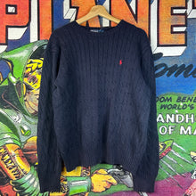Load image into Gallery viewer, Y2K Polo Ralph Lauren Cable Knit Sweater Size Large
