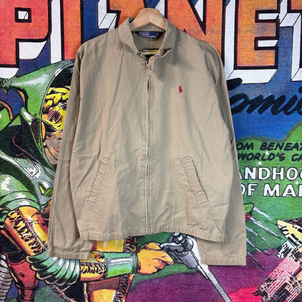 Polo Ralph Lauren Khaki Harrington Jacket Size Medium