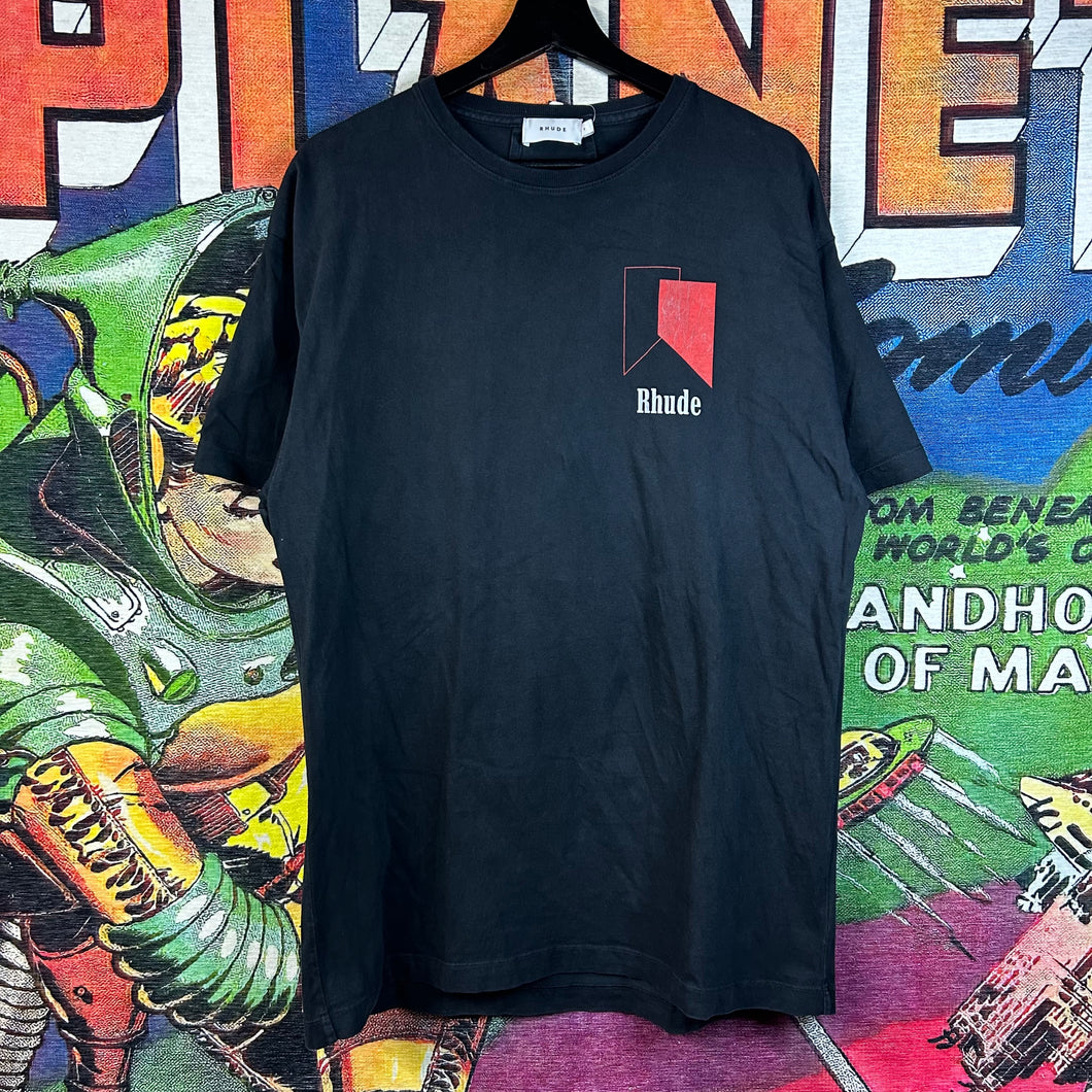 Rhude Track Logo Tee Size Small