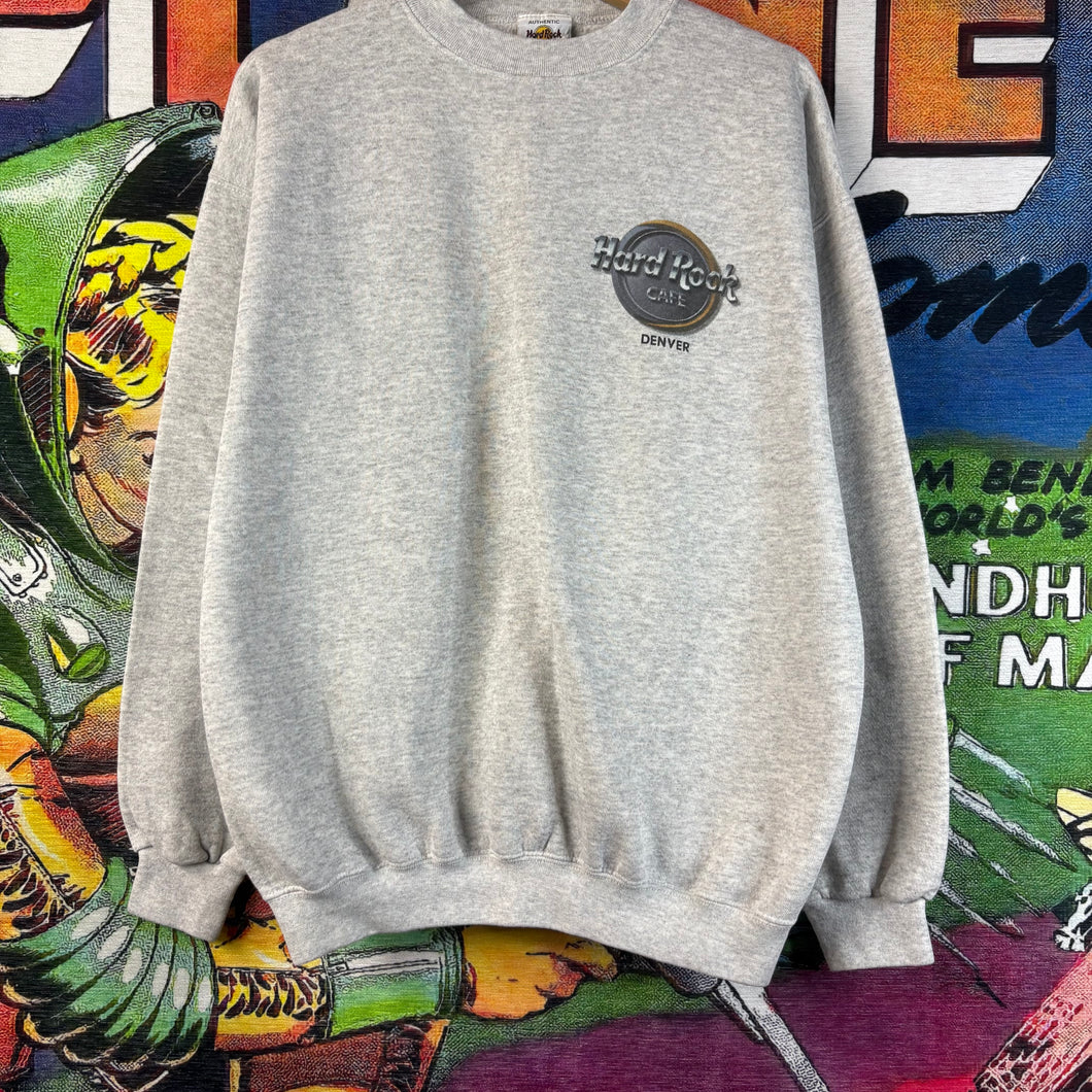 Vintage 90s Hard Rock Cafe Denver Crewneck Sweater