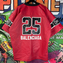 Load image into Gallery viewer, Balenciaga Football Jersey Leather Size Large MSRP $5590
