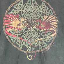 Load image into Gallery viewer, Vintage 90s Celtic Dragons Graphic Tee Size XL
