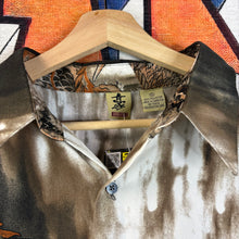 Load image into Gallery viewer, Y2K No Boundaries Aop Dragon Rayon Button Up Size XL
