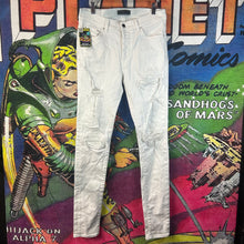 Load image into Gallery viewer, Amiri MX1 White Skinny Jeans Size 33”
