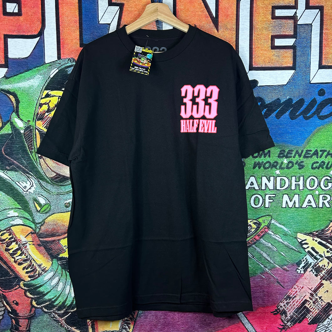 333 Half Evil Logo Tee Size XL