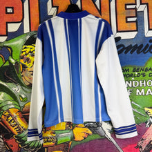 Load image into Gallery viewer, Vale “Vale State” Striped Polo Long-Sleeve Size Medium
