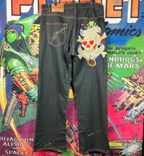 Load image into Gallery viewer, Ed Hardy Embroidered Skull Jeans Size 40
