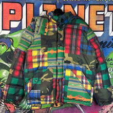 Load image into Gallery viewer, Polo Ralph Lauren Aztec Patchwork Puffer Jacket Size Medium
