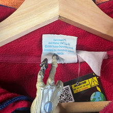 Load image into Gallery viewer, Y2K 2005 Care Bears Grumpy Bear Get Off My Cloud fleece Pullover Size Medium
