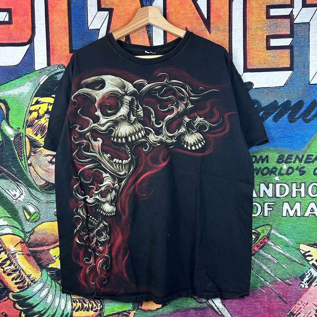 Y2K Skulls Tee Size Large