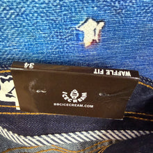 Load image into Gallery viewer, NWT Ice Cream Blue &amp; Red Dog Jeans Size 34”
