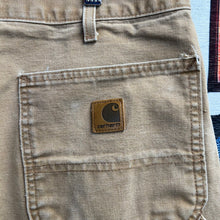 Load image into Gallery viewer, Y2K Carhartt Carpenter Khaki Pants Size 33”
