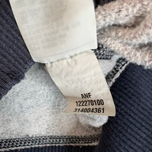 Load image into Gallery viewer, Abercrombie &amp; Fitch Striped Zip Up Hoodie Size Large
