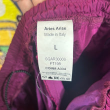 Load image into Gallery viewer, Aries Arise Purple Nylon Track Pants Size Large

