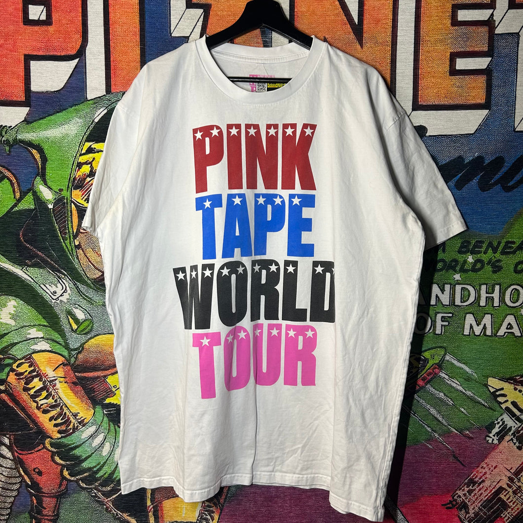 Lil Uzi Vert Pink Tape World Tour Tee Size 2XL