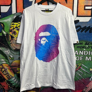 Brand New Bape Electro Neon Ape Head Tee Size XL