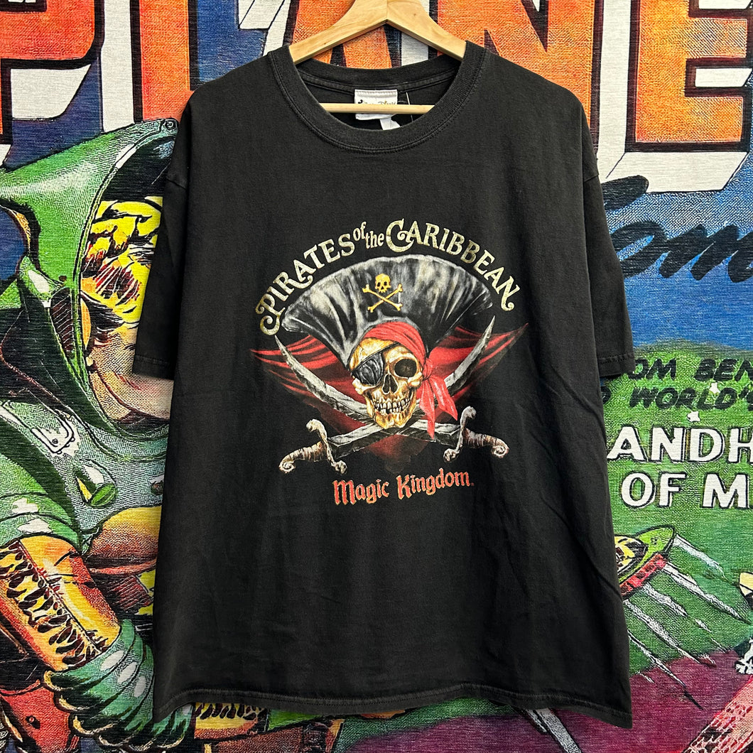 Y2K Pirates Of The Caribbean Disney World Tee Size XL
