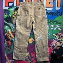 Load image into Gallery viewer, Y2K Carhartt Carpenter Khaki Pants Size 33”
