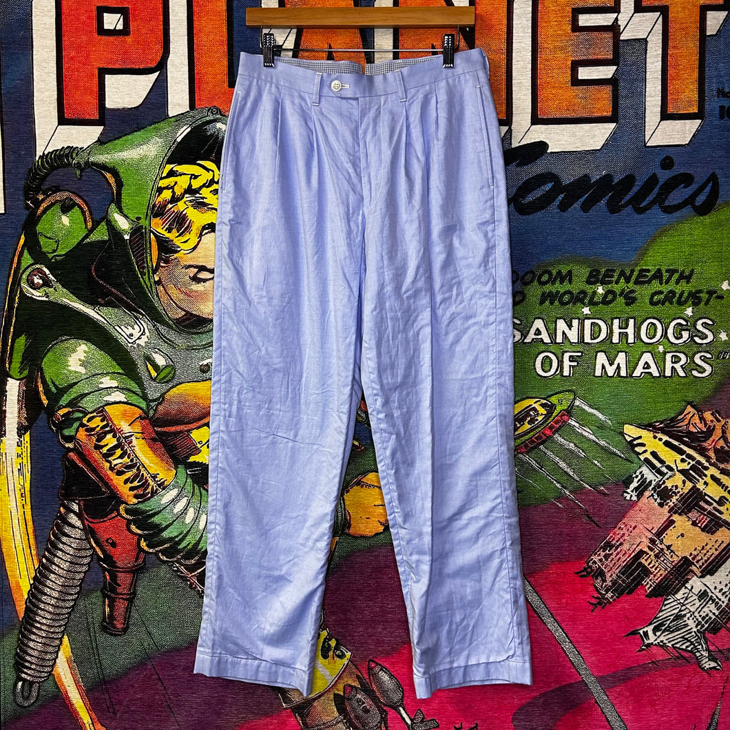 Comme De Garçons Junya Watanabe MAN Light Blue Pleated Dress Pants Size XS (30”)