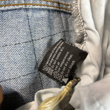 Load image into Gallery viewer, Who Decides War Grid Lace Denim “Sky” Jeans Size 30”
