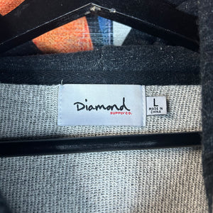 Diamond Supply Co. Zip Up Hoodie Size Large