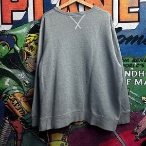 Y2K Polo Ralph Lauren Heather Grey Sweater Size 2XL
