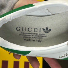 Load image into Gallery viewer, Adidas Gucci Gazelle White &amp; Green Size 12

