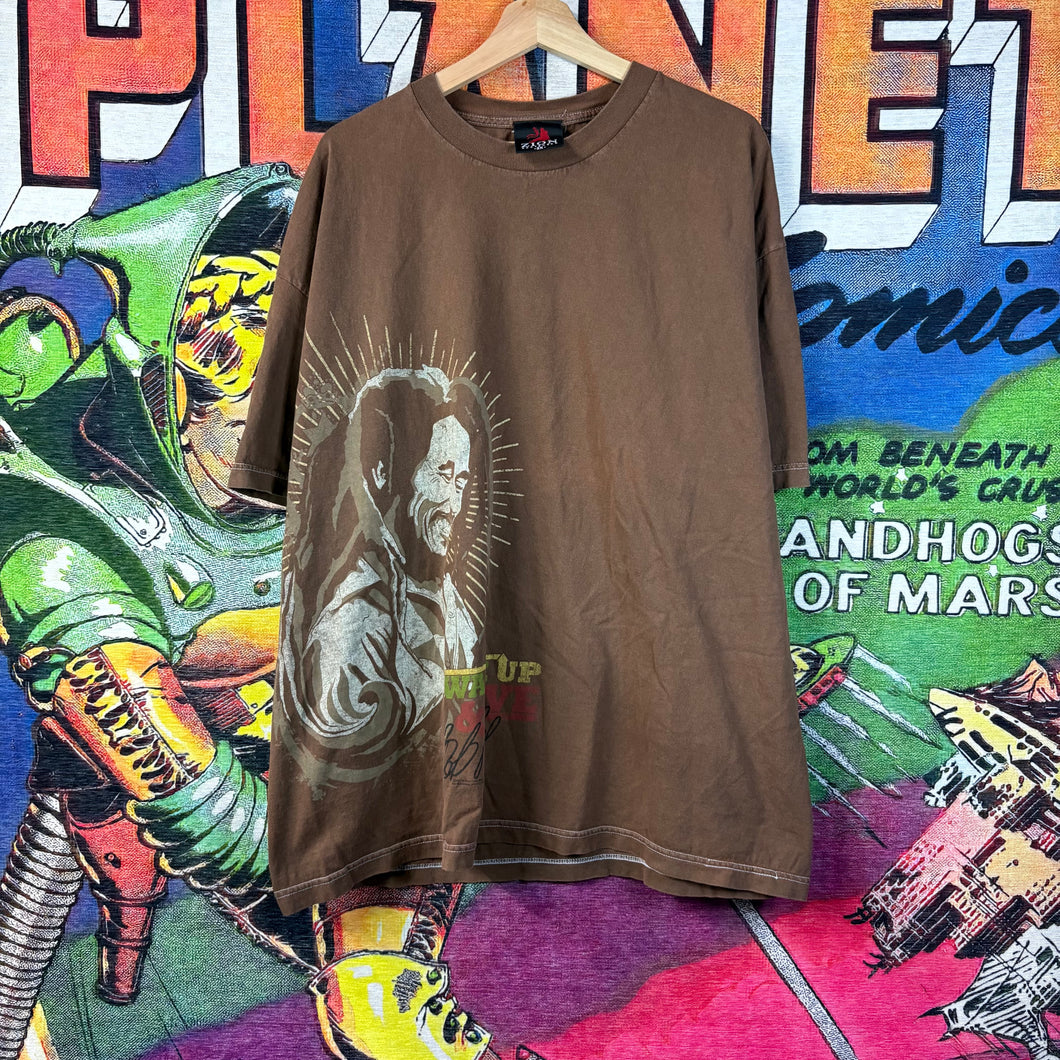 Y2K Bob Marley Zion RootWear Tee Size 2XL