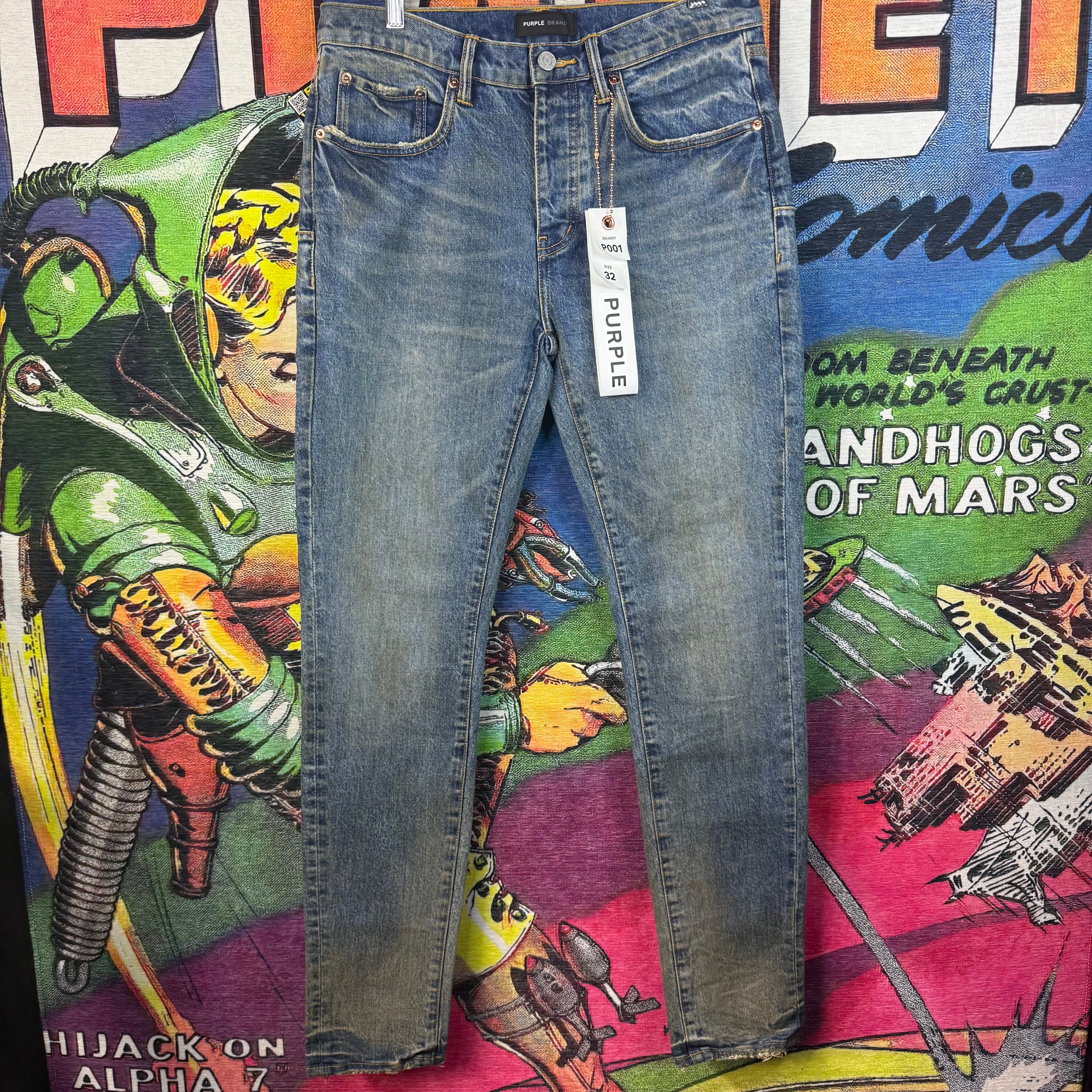 パンツ purple brand 32 Purple Brand Jeans Vintage Aged Slim Jeans Size 32 – Area52houston