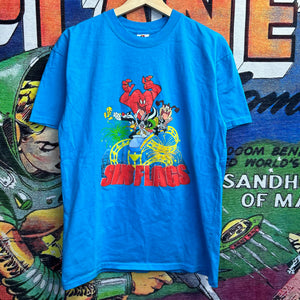 Y2K Six Flags Looney Tunes Tee Size Medium