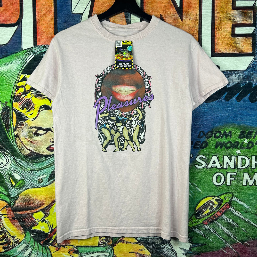 Pleasures Braces Tee Size Small