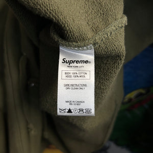 Supreme X Commes Des Garçons FW15 Plaid Hood Hoodie Size Medium