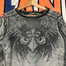 Load image into Gallery viewer, Y2K Affliction Reversible L/S Tee Size S
